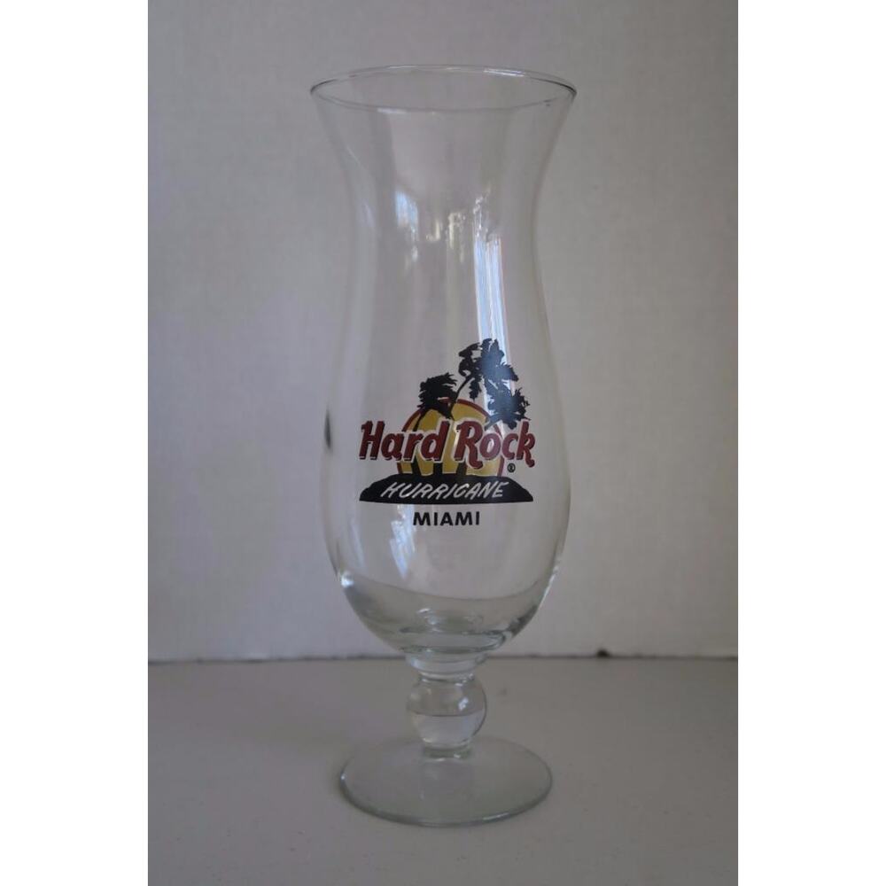 Hard Rock Cafe Miami Hurricane Beer Tall Glass -121627